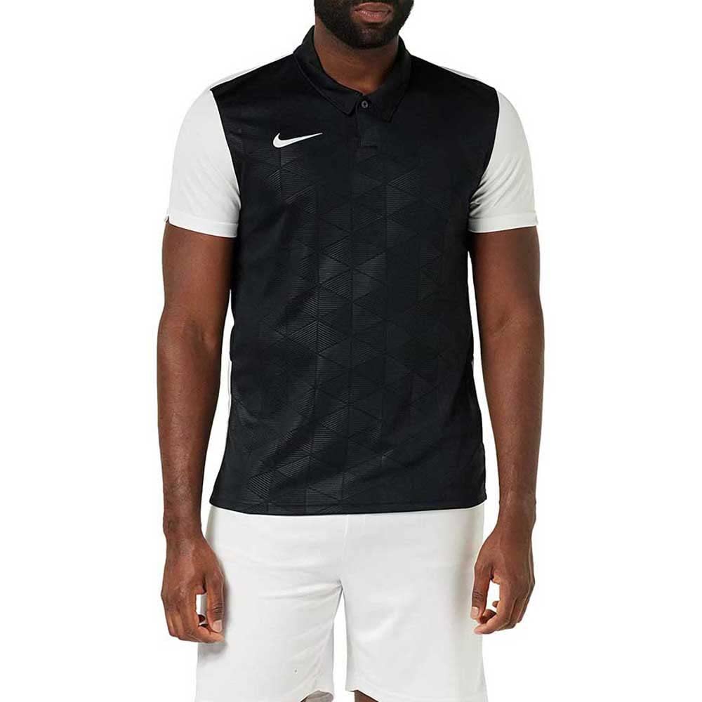 NIKE Men's M Nk Trophy Iii Jsy T shirt, Black/White/White, L UK