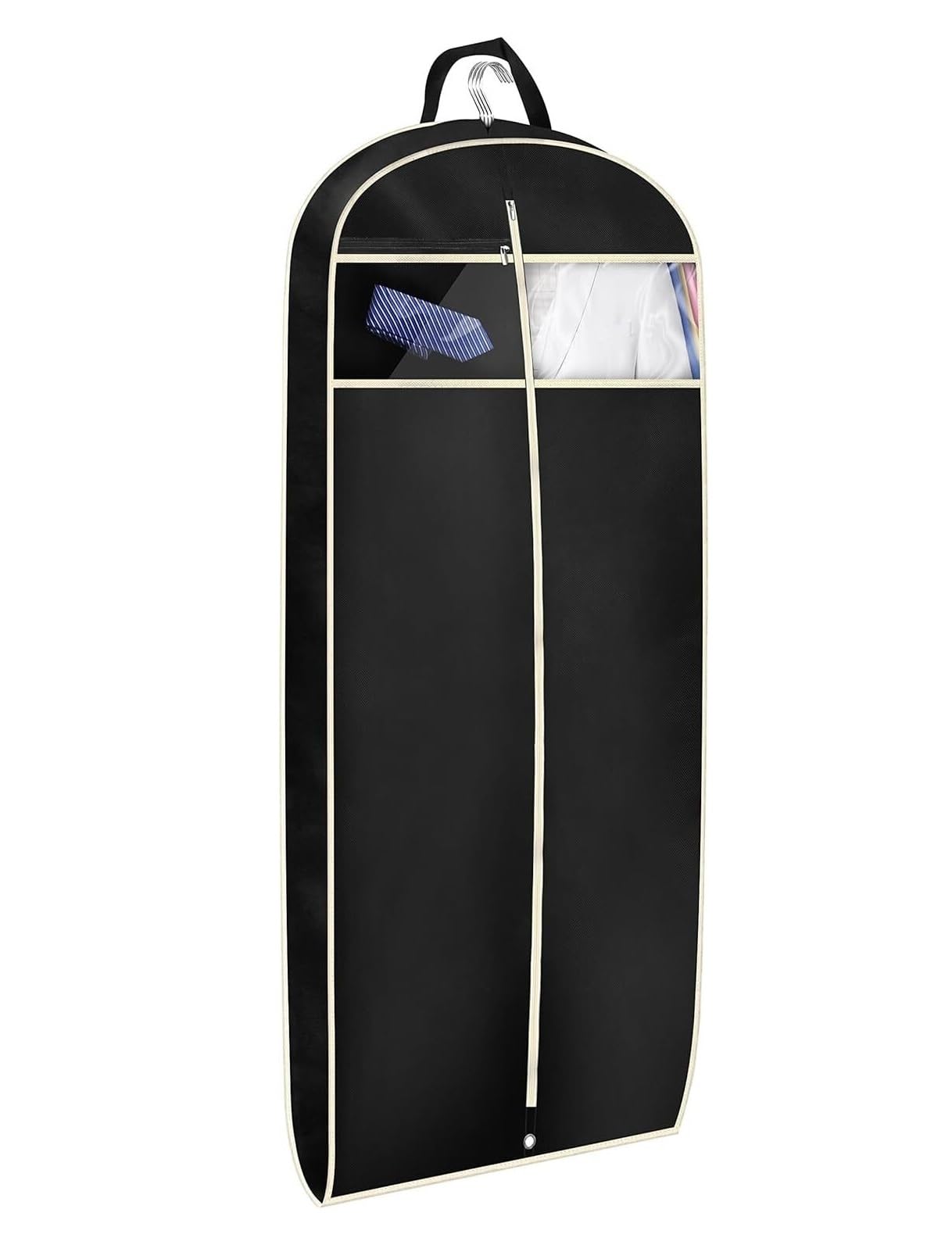 Bolsa de Traje Antipolvo Bolsas De Ropa De 50 "para Viajes, Bolsas De Traje Transpirables Con Ventana Transparente, Fundas Para Trajes, Camisas, Vestidos, Abrigos, 3 Uds. Fundas de Ropa Antipolvo ( Co