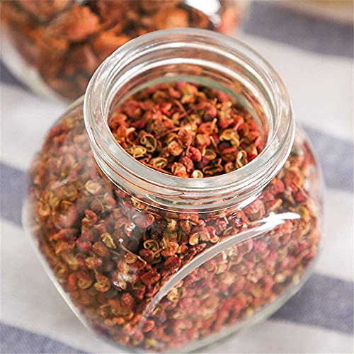 Image of Glass Masala Jar Set of 4 (200 ml) | Premium Thick Round Glass Spice Containers | Airtight Kitchen Storage Jars for Masala, Dry Fruits & Herbs | Fridge-Safe Transparent Bottles (4)