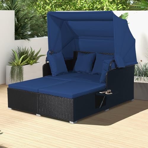 ORALNER 2-Person Daybed with Canopy