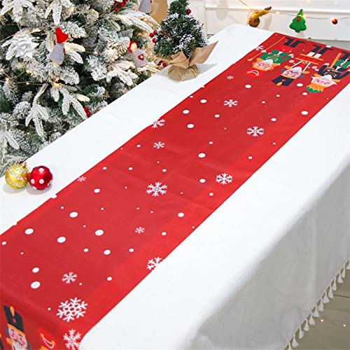 Chemin de table de table de Noël polyester motif Casse-Noisette