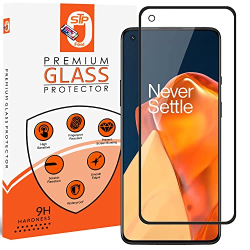 Image of STP FEEL Tempered Glass Compatible for Realme 8 5G | Edge to Edge Coverage Screen Protector Guard | Full Screen Protector (Pack of 1)