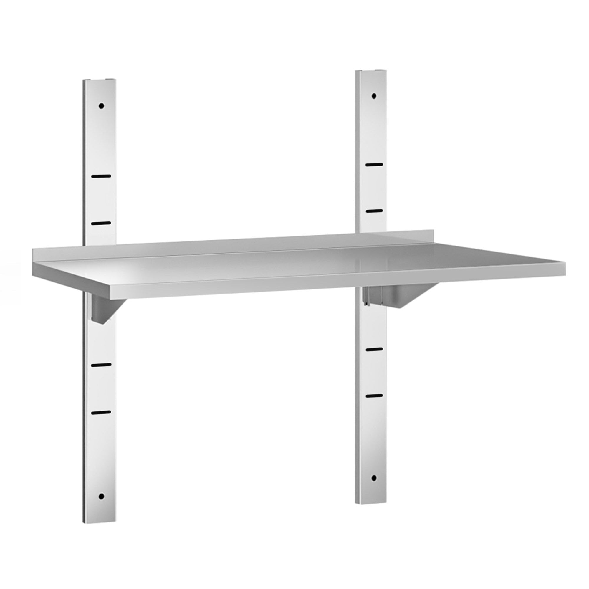 GGM Gastro | WBK83#2 | Wandborde PREMIUM - 800x300mm - mit 2 Etagen