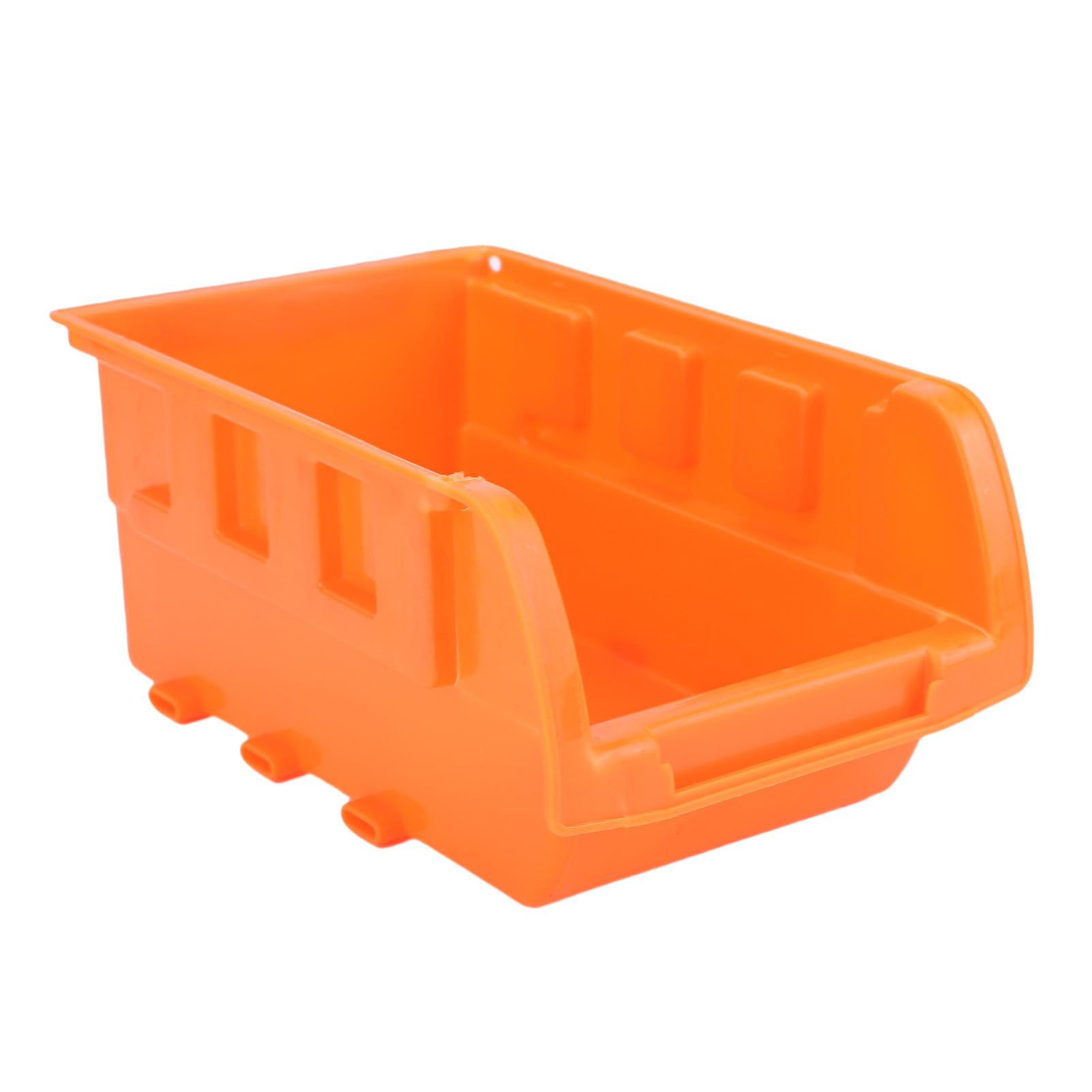 Wall Mounted Storage Bins, 8 Stackable Bins &amp; 3 Tracks, Plastic Tool Organizer for Garage Storage and Hardware Parts