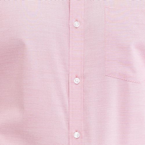 Image of Park Avenue Men's Slim Fit Structure Pattern Cotton Polyester Blend Semi Cutaway Collar Full Sleeve Formal Shirt