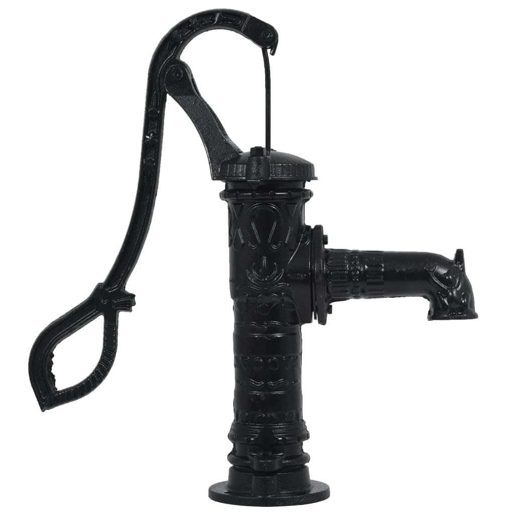 INLIFE Bomba de agua de jardín con soporte de hierro fundido, ferretería, bombas de ferretería (29,2 kg)