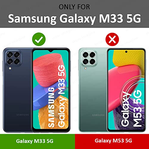 Image of WOW IMAGINE Transparent Back Case Cover for Samsung Galaxy M33 5G | Full Device & Camera Protection Shockproof TPU Silicone Back Cover Case - Transparent