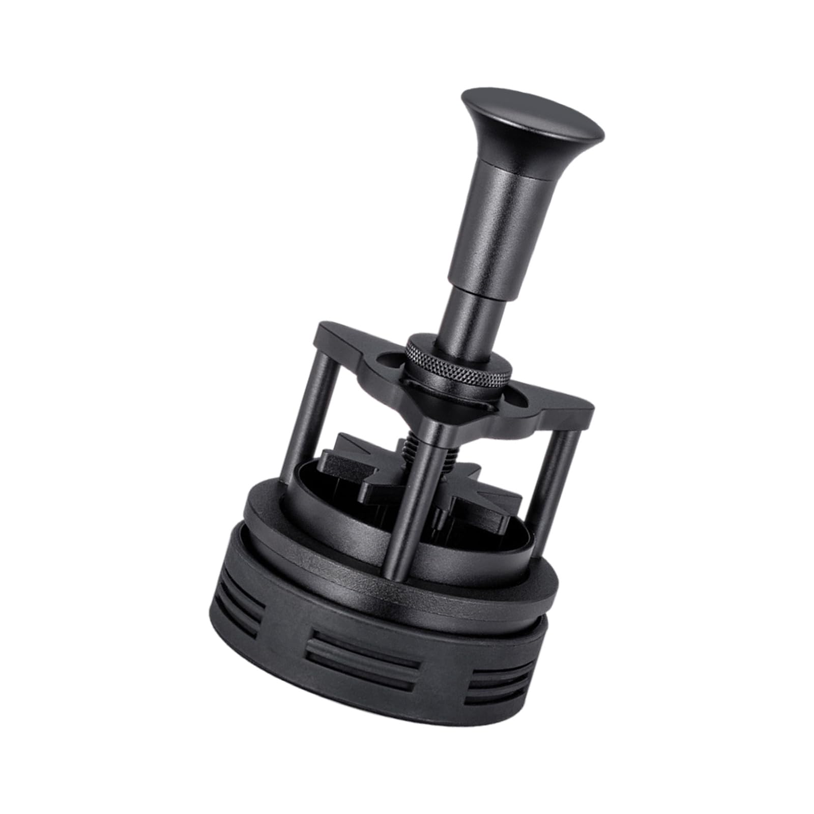 Tsophreniq Manual Coffee Powder Distribution Device Adjustable Depth Dispersion Tool Espresso Powder Stirrer Kitchen Essential Espresso Distribution Tool
