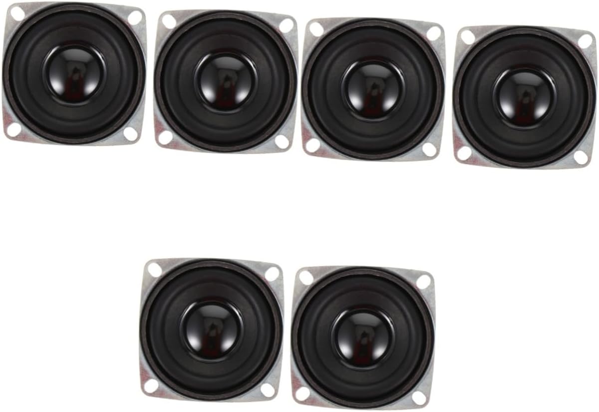 Hemobllo 6 Pcs Woofer Loudspeaker with Bass Full Frequency Speaker Car Stereo Speakers Small Speakers Bass Speaker Car Speaker Car Horns Diy Radio Speaker Automatic Audio Hifi Magnet