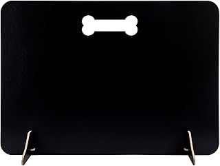 CROWNSHOP Stair Gate, 75x51cm Wooden Stair Gates for Baby and Dogs | No Drill, Portable Pet Barrier for Doorways & Indoor Use | Easy Setup, Durable & Stylish Design, Black