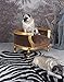 Hundebett „Marie Antoinette“ – Barock-Rokoko Haustierbett mit antik-patiniertem Holzrahmen & Volutenform, H40×B70×T47 cm cat704a70 Palazzo Exklusiv