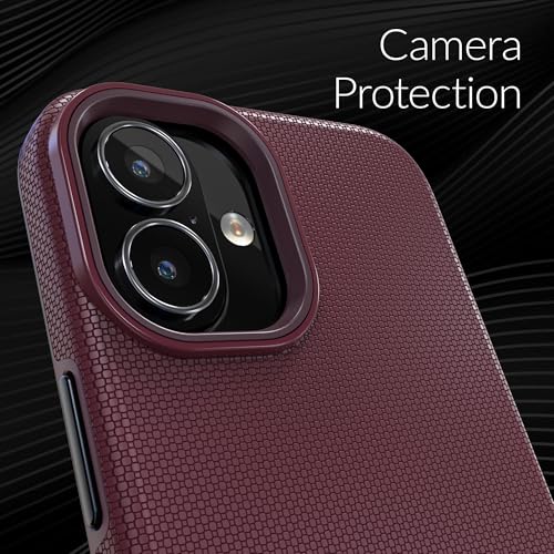 Image of Crave Dual Guard Compatible with iPhone 16 Plus Case, Compatible with MagSafe Shockproof Protection Dual Layer Case for Apple iPhone 16 Plus (6.7 inch) - Berry