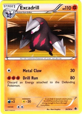 PokemonExcadrill (56) - Emerging Powers - Holo
