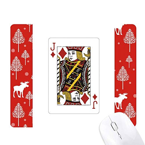 Souris de Noël Diamond J Woods, la carte idéale pour décorer votre intérieur au coin du feu