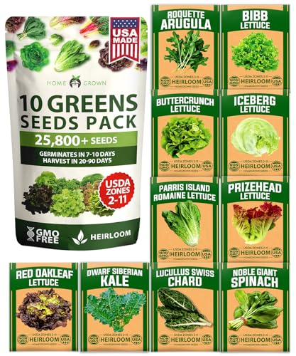 How To Harvest Spinach in Your Garden | UrbanOrganicYield.com HOME GROWN 11,500+ Heirloom Lettuce Seeds - 10 Varieties Including Romaine, Buttercrunch,...