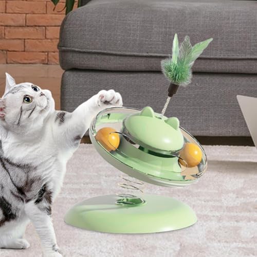 Distributeur de friandises pour chat : fini les croquettes renversées grâce à la base stable - 3