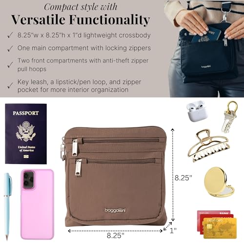 Image of Baggallini Securtex Anti-Theft Crossbody
