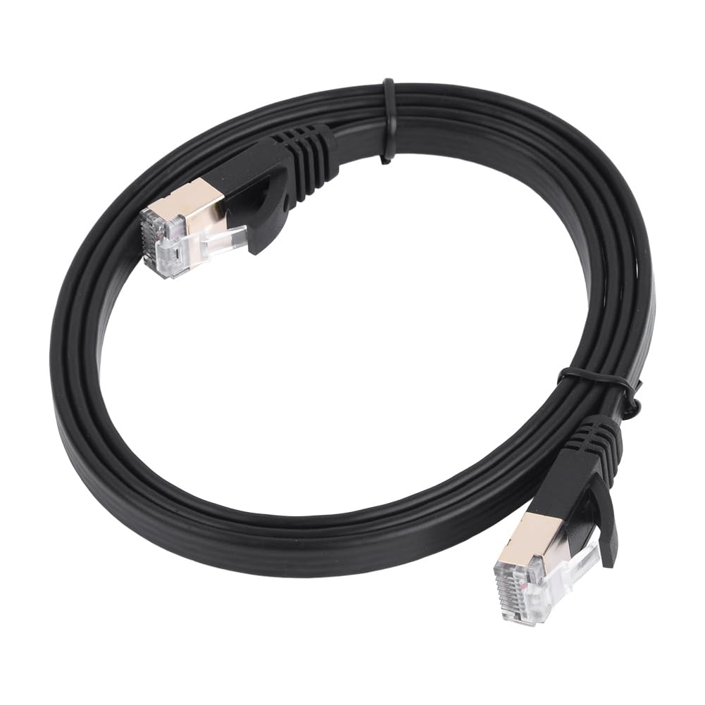 broleo flat ethernet cable, network cable, high speed 10gbps copper stable switch for laptop computer router (#1)