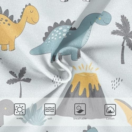 Cute Cartoon Dinosaurs Girls Underwear, Toddler Girl Briefs, Girls Underwear Cotton, 2–8 Years3