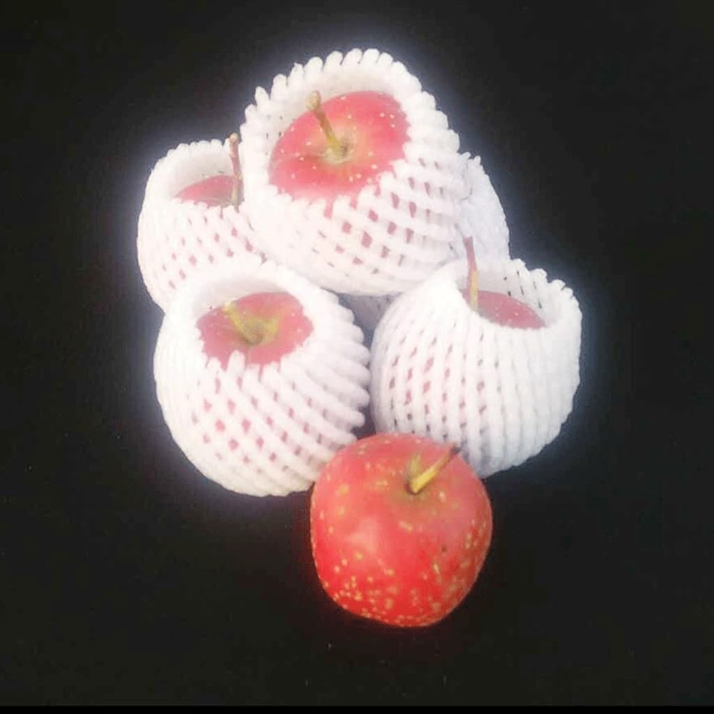 50個入り フォームネットスリーブ ポケット 耐衝撃 保護 輸送用 梱包 ワイングラス ボトル 壊れやすいアイテム 野菜 フルーツ