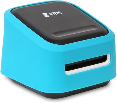 ZINK Happy Protective Silicone Bumper Sleeve Durable Wraparound Silicone Protects Your ZINK Happy App Printer - Blue