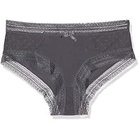 Dim Sexy Tranparency Tul y Transparencia Boxer, Gris (Gris Granito/Gris Granito 6OW), (Tamaño del Fabricante:36/38) (Pack de 2) para Mujer