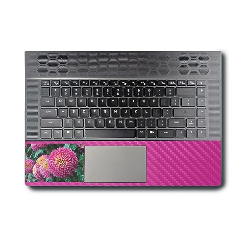 Image of MightySkins Carbon Fiber Skin Compatible With Alienware X16 R1 (2023) Full Wrap Kit - Chrysanthemum | Protective, Durable Textured Carbon Fiber Finish | Easy To Apply & Change Styles | Made in the USA