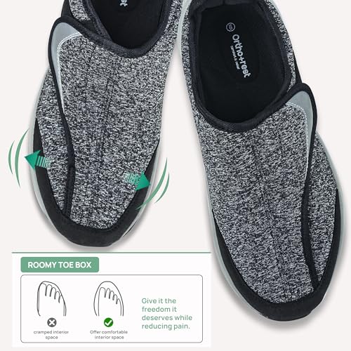 Ortho+rest Men Diabetic Shoes Swollen Feet Diabetes Walking Shoes Arch Support Orthopedic Sneakers4