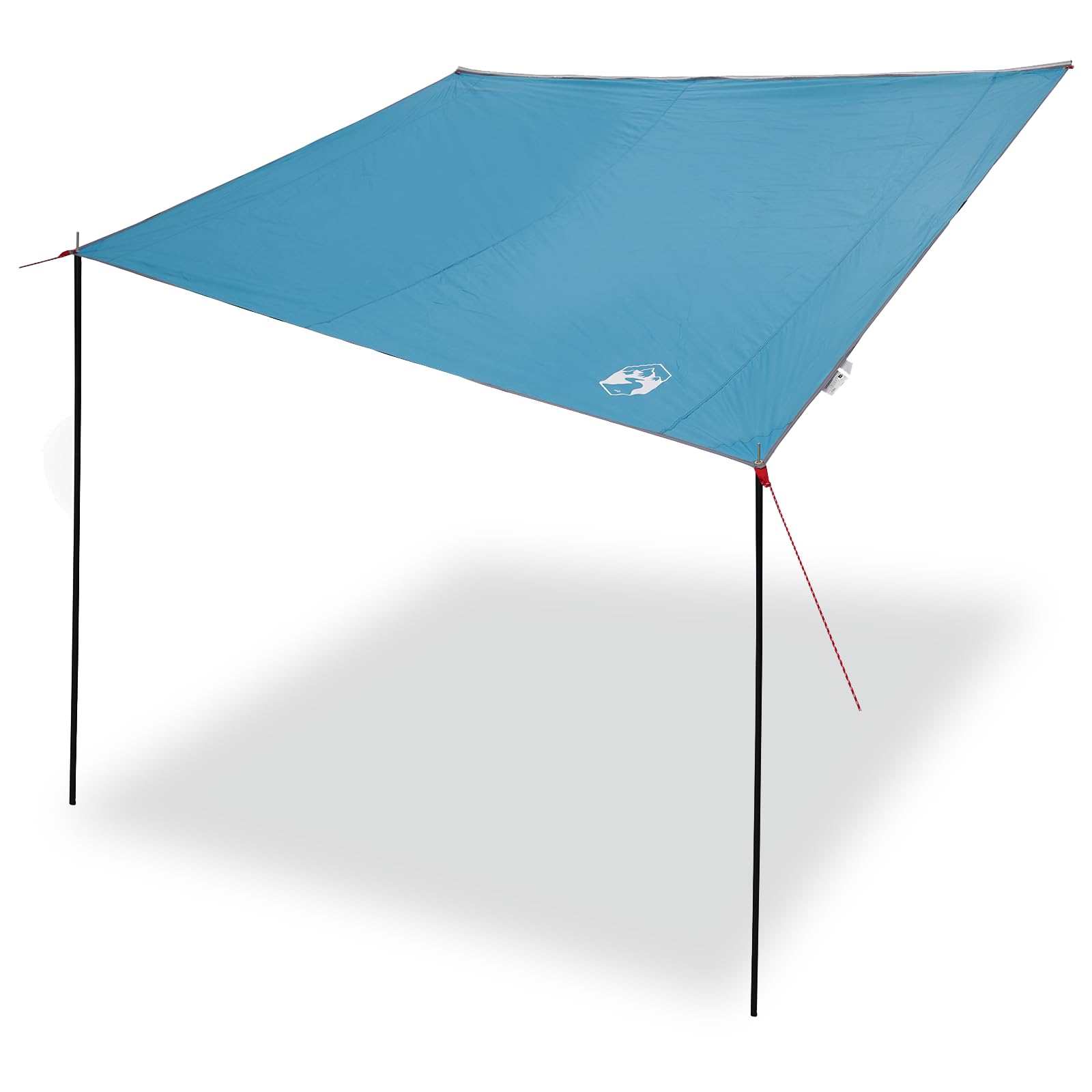 Tarp impermeabile 350 x 240 cm per campeggio spiaggia escursionismo leggero portatile esterno