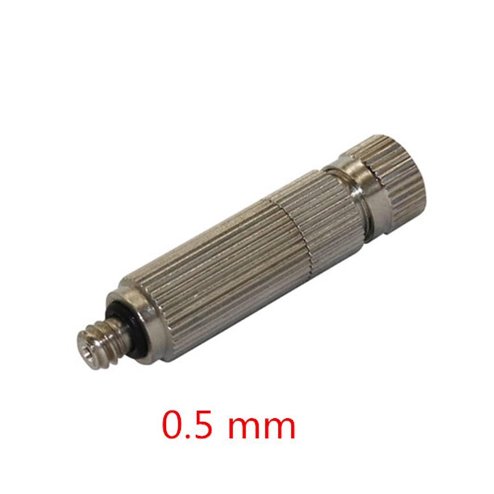 System nawadniania zraszaczy ogrodowych 0,1~0,5 mm dyszy rozpylający wysokiego ciśnienia z filtrem netto System chłodzenia instalacji cieplarnianej rozpylający rozpylający rozpylacz 100 sztuk (Colo