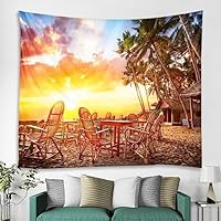 Amazon.co.jp: GEDWU インテリア タペストリー ハワイ ヤシの木