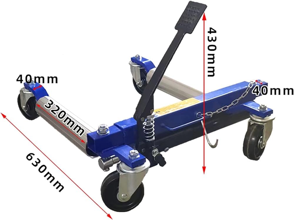 Hydrauliczny podnośnik holowniczy o dużej wytrzymałości z pedałem nożnym do ustawiania pojazdu i wymiany opon