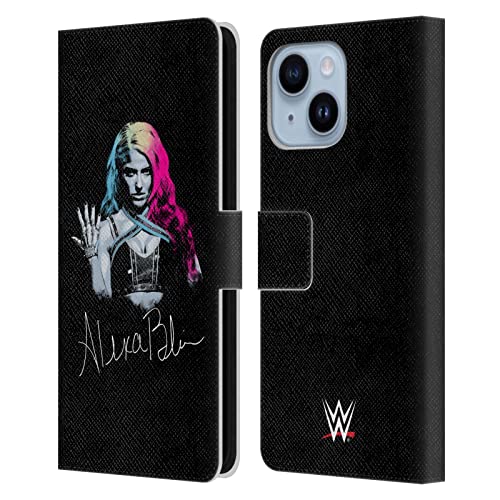 Coque portefeuille iPhone 14 Plus WWE Alexa Bliss pour fans de catch