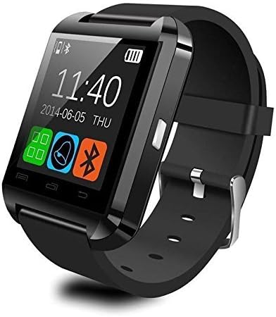 CNPGD [U.S. Office Extended Warranty] Weatherproof Smartwatch Touchscreen for iPhone Android Samsung Galaxy Note,Nexus,htc,Sony Black