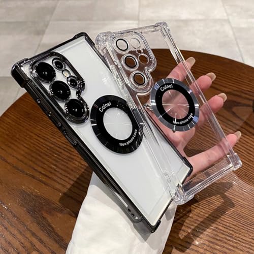 Coque magnétique Note 10 Pro antichoc pour charge sans fil rapide