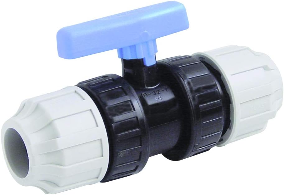 STP Fittings 08336042 Polypropylene Ball Valve with 2 Screws 25 mm