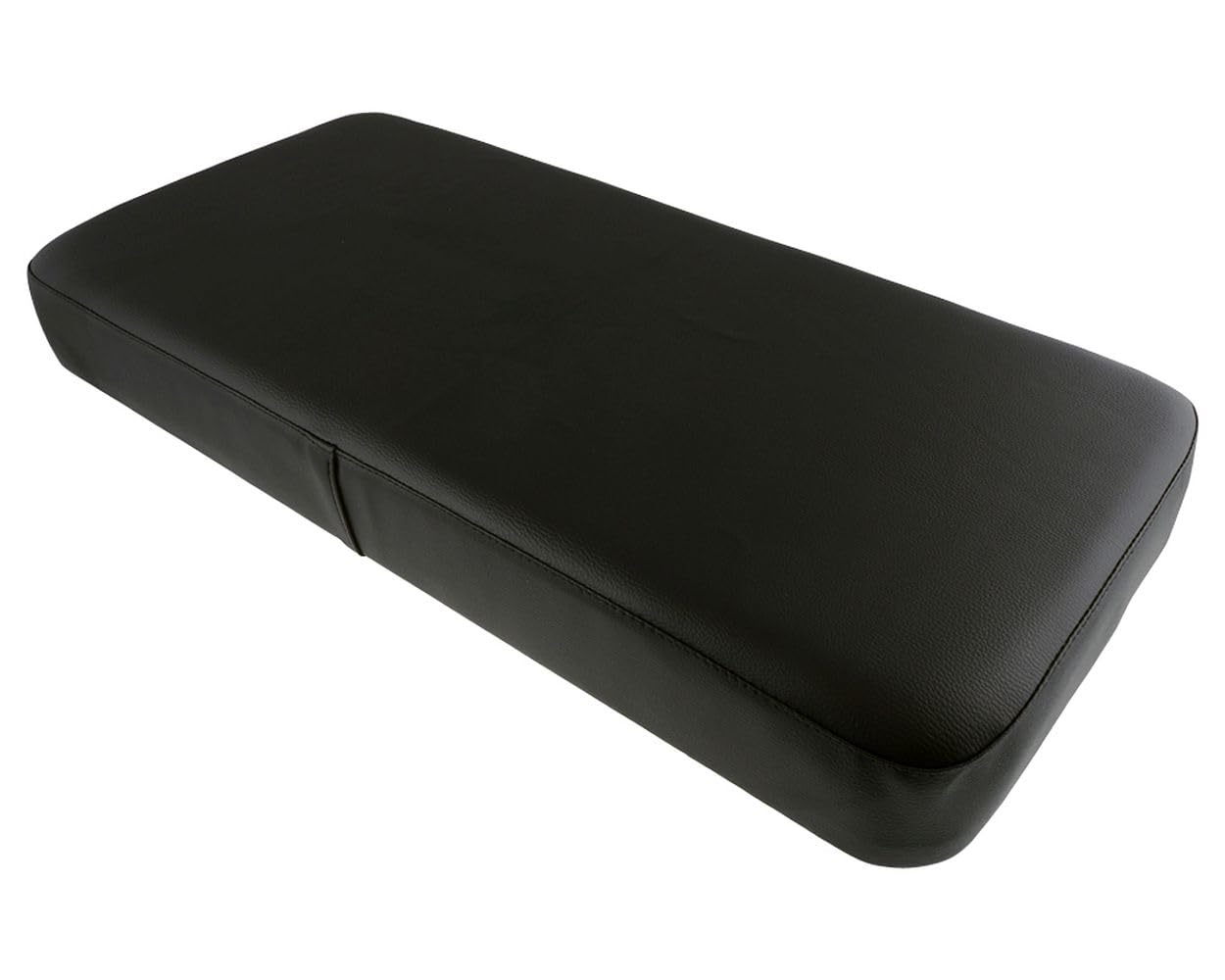 Banc d'assise noir compatible avec Piaggio Ape 50 FL/FL2 TL6T, FL3 50 TL5T | En cas de rembourrage affaibli ou revêtement fissuré; la surface sombre aide à retrouver confort renouvelé et repérage clair