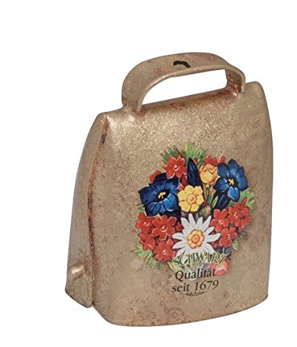 Orig. Noir Alpes Cloche 3 gestr. Octave H 6,5 cm Cover