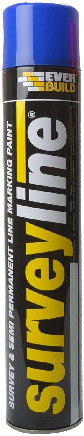 Everbuild Sika Blue Everbuild 490207 Survey Line Marker Spray 700Ml
