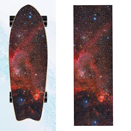 kowaku 2X Longboard Tape Grip Paper Sticker Decoration Decal Cruiser Guard Waterproof Griptape Anti Slip Skateboard for Steps Pedal