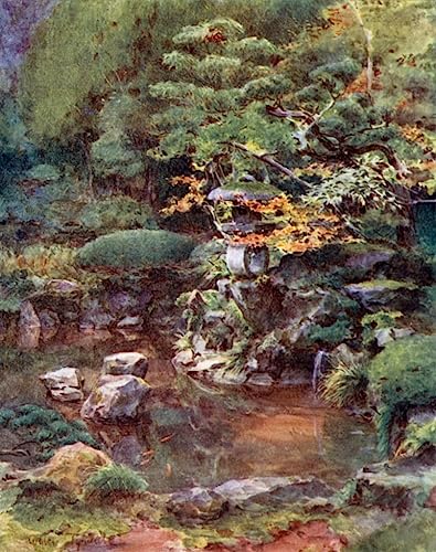 Tableaux Graffiti Art Mural : Impression Jardin à Ashinoyu par Walter Tyndale 60x90cm