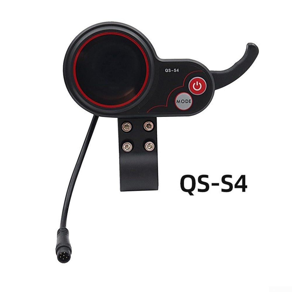 Écran LCD d'accélérateur efficace pour trottinette électrique ZERO89108 avec QS S4 36V6 (instrument + bouton)