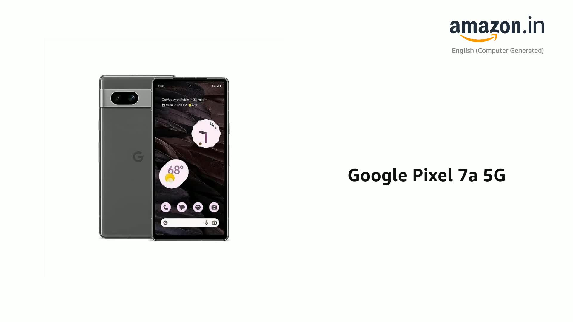 Google Pixel 7a ジャンク Charcoal Google Pixel 7A (8GB , 128GB) - Charcoal