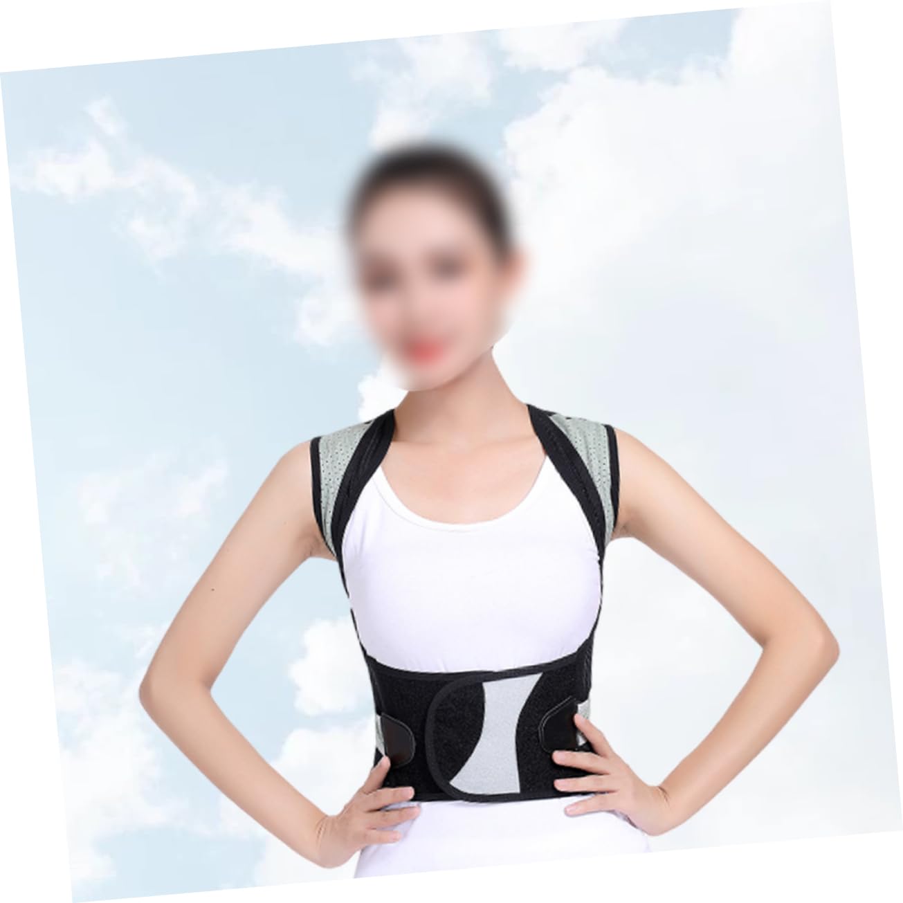 Breathable Back Posture Corrector for Men and Women Hunchback Correction Belt Lightweight Design for Improved Sitting Posture Back Support and Alignment