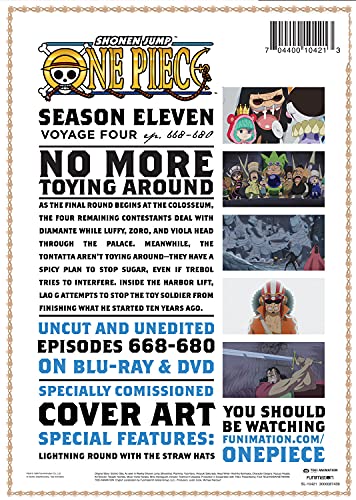 Amazon Com One Piece Season Eleven Voyage Four Blu Ray Movies Tv