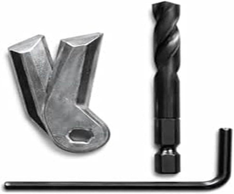 Adjustable Hole Cutter Replacement Blades and Pilot Bit – Fits for Milwaukee 49-56-0290 Style Cutter – High-Speed Steel, Durable, Easy Install – 3PCS Kit