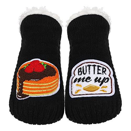 Image of ZYZX Cute Funny Slipper Socks for Women with Grips,Fuzzy Socks Indoor