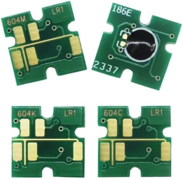 604XL 604 XL Disposable Reset Ink Chip for WF-2910 WF-2950 XP-2200 XP-2205 XP-3200 XP-3205 XP-4200 XP-4205(Disposable(1 Set))