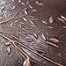 Handmade Copper Kitchen Backsplash Tiles, Tree Branches with Leaves Kitchen Splashback, Decorative Copper Backsplash Panel, Custom Copper Stove Backsplash, Indoor Outdoor Wall Decor (Brown)