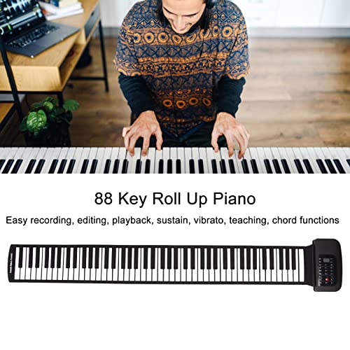 Roll Up Piano, 88 Touches Portable Clavier Piano Pliable Piano, Roll Out Piano avec Simple Corne MIDI USB, Tonalité… - Les Beatles, Paul McCartney, John Lennon, RIngo Starr, George Harrison Roll Up Piano, 88 Touches Portable Clavier Piano Pliable Piano, Roll Out Piano avec Simple Corne MIDI USB, Tonalité… – Image 4